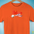 Believe Bigender Pride Flag Jingle Bell Premium Unisex T-Shirt - Orange
